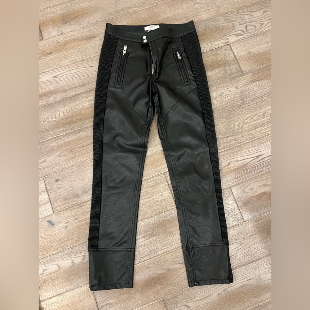 Isabel Marant Etoile Faux Leather moto pant. Size 36